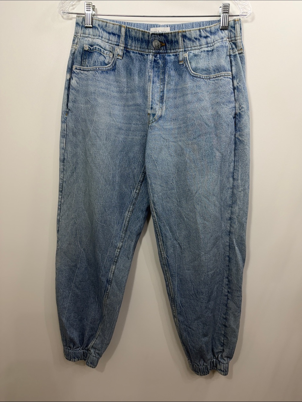 rag & bone Light Blue Denim Jogger Pants